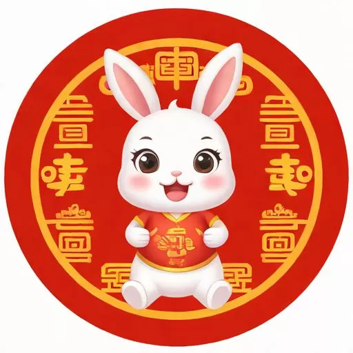 2025生肖兔双喜临门：2025生肖兔双喜临门63年
