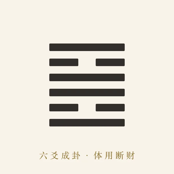 龟壳与爻线图
