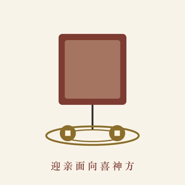 传统迎亲花轿图案