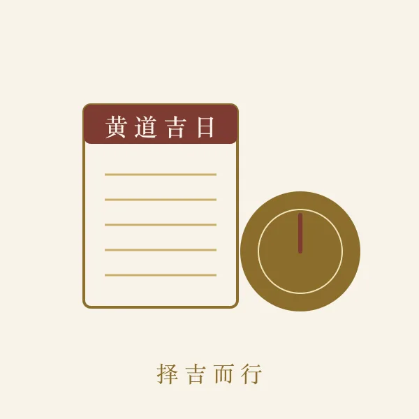 老黄历日历与罗盘